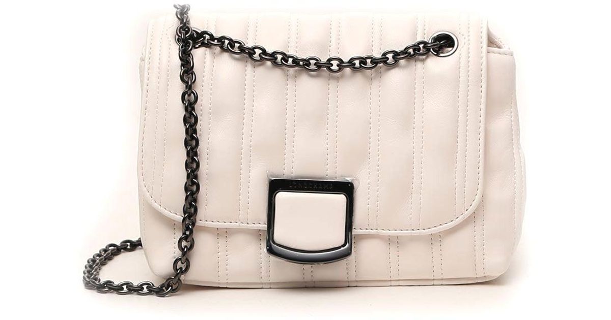 Longchamp brioche discount white shoulder bag