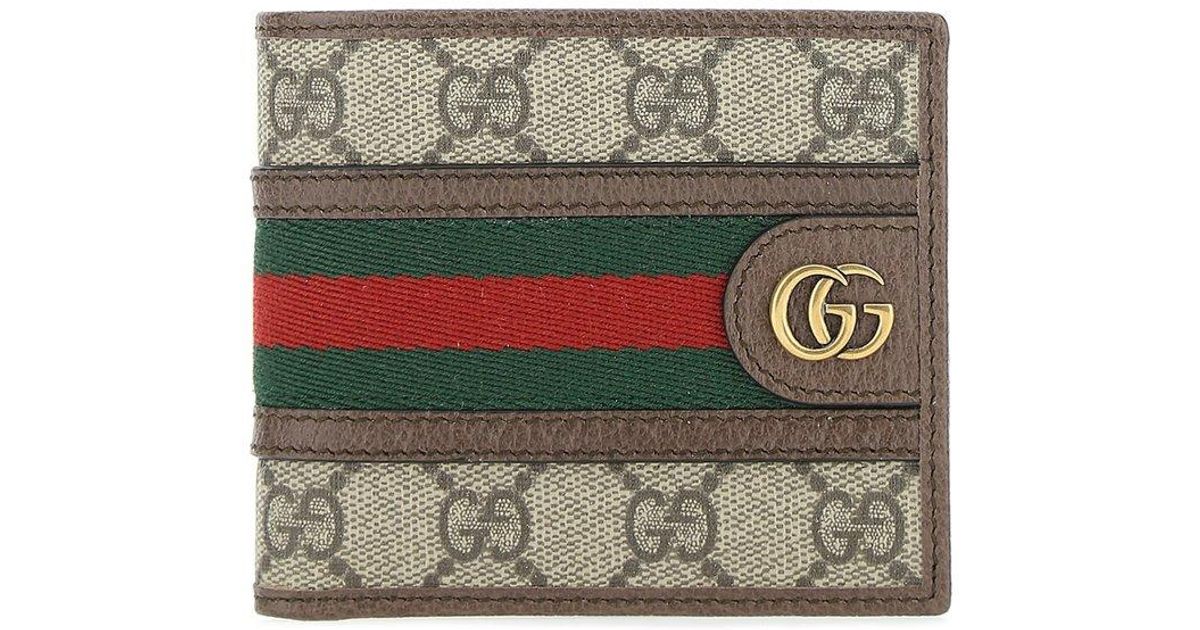 Gucci Silk Ophidia GG Coin Wallet for Men | Lyst