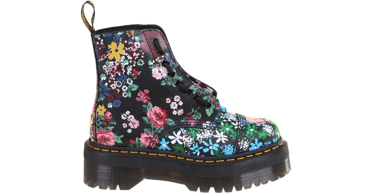 sinclair leather platform boots