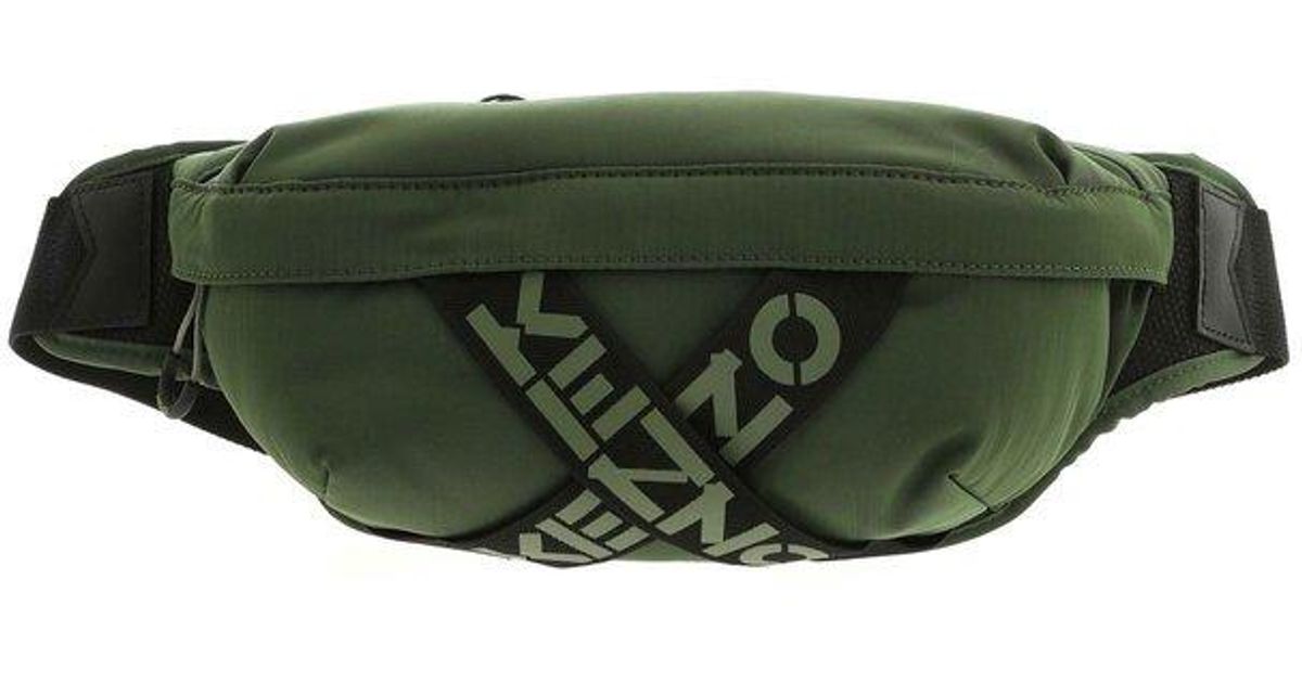 KENZO Sport Belt Bag in Green for Men Lyst