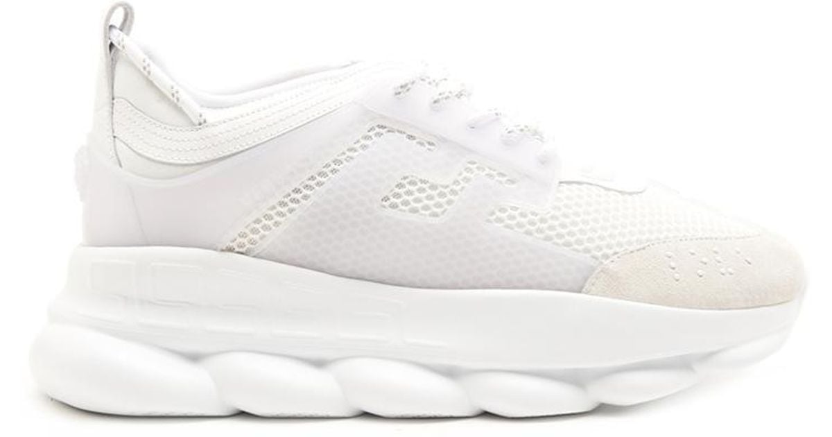 Versace Chain Reaction Sneakers in White for Men - Save 50% - Lyst