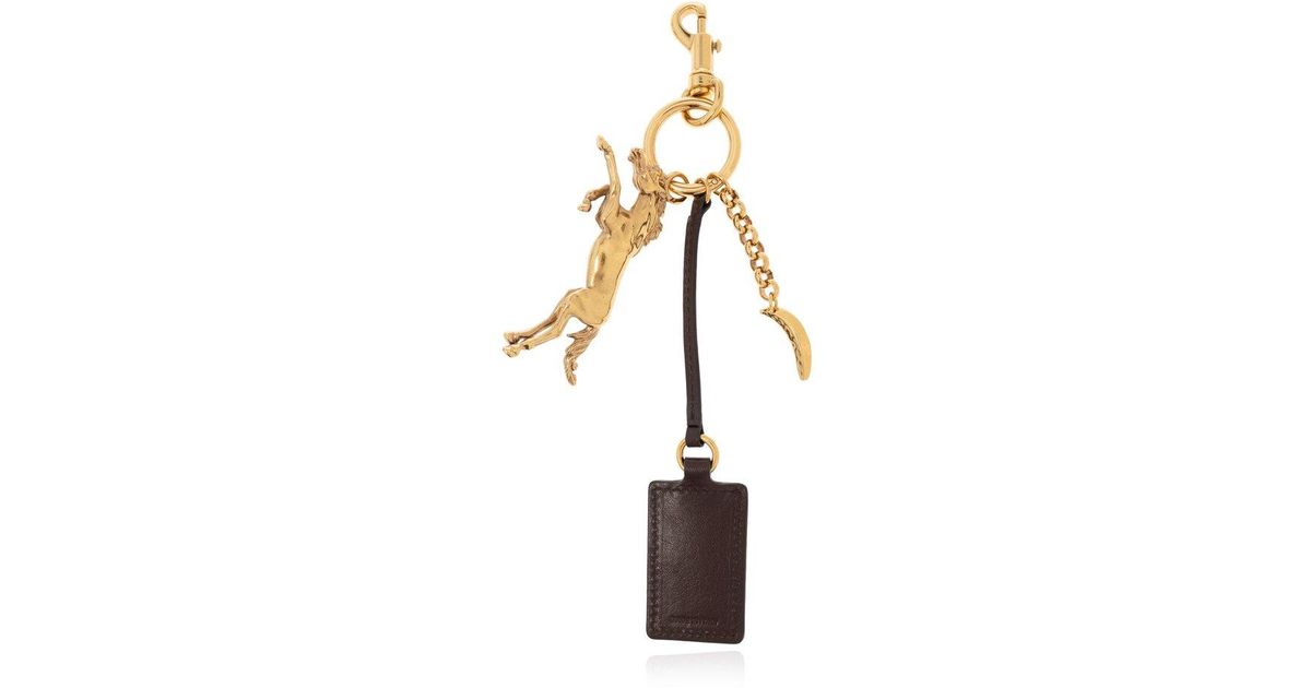 キーホルダー・キーリング CHLOE Woman Key chain Beige CH25UK142P03 23N Gold Keychain with charms Chloé - Vitkac AS