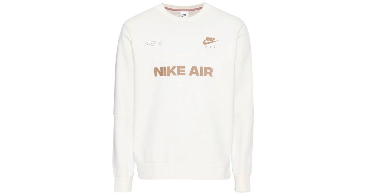Nike Air Brushed-back Fleece Crewneck Sweatshirt in for Men |