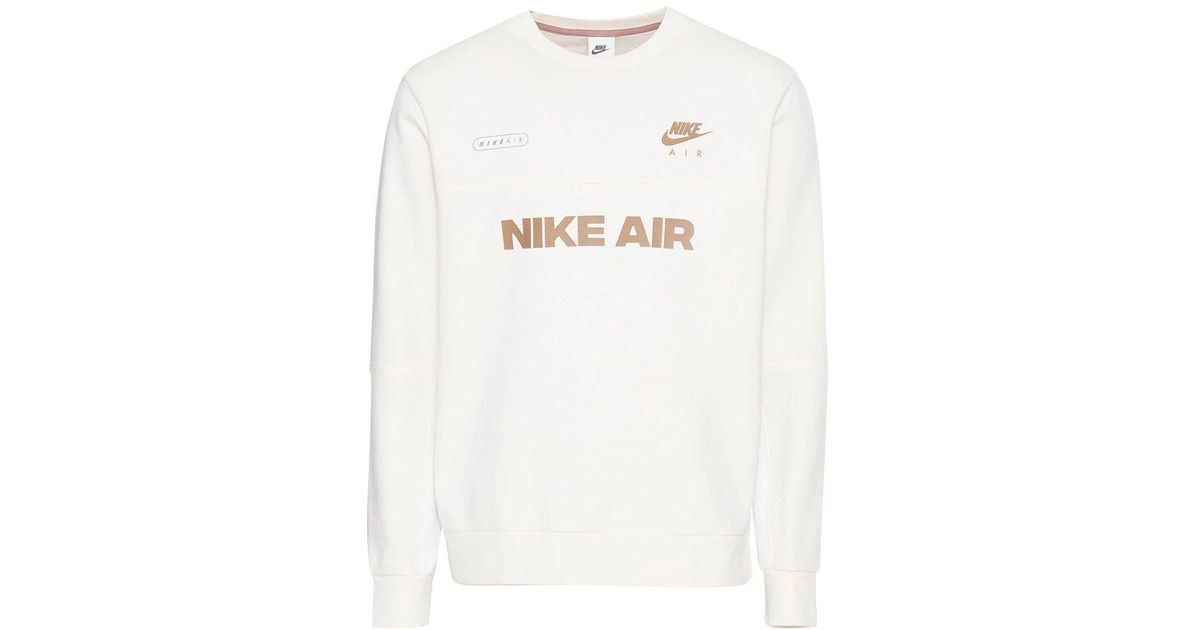 Nike Air Men's Fleece Crew-Neck Sweatshirt.