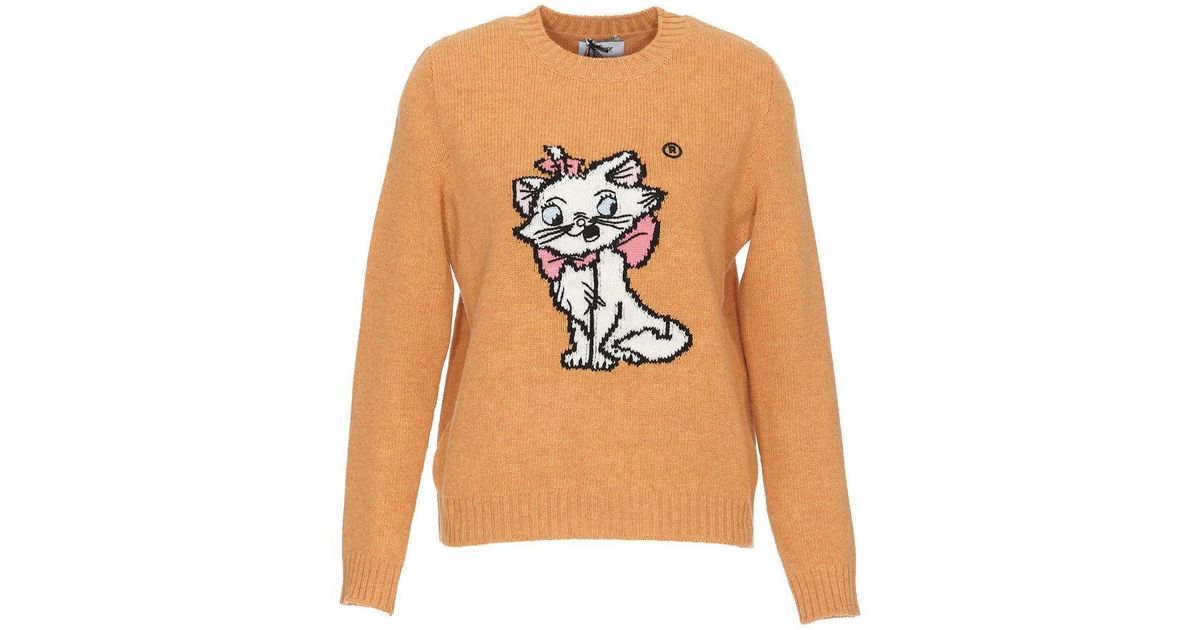 orange cat sweater