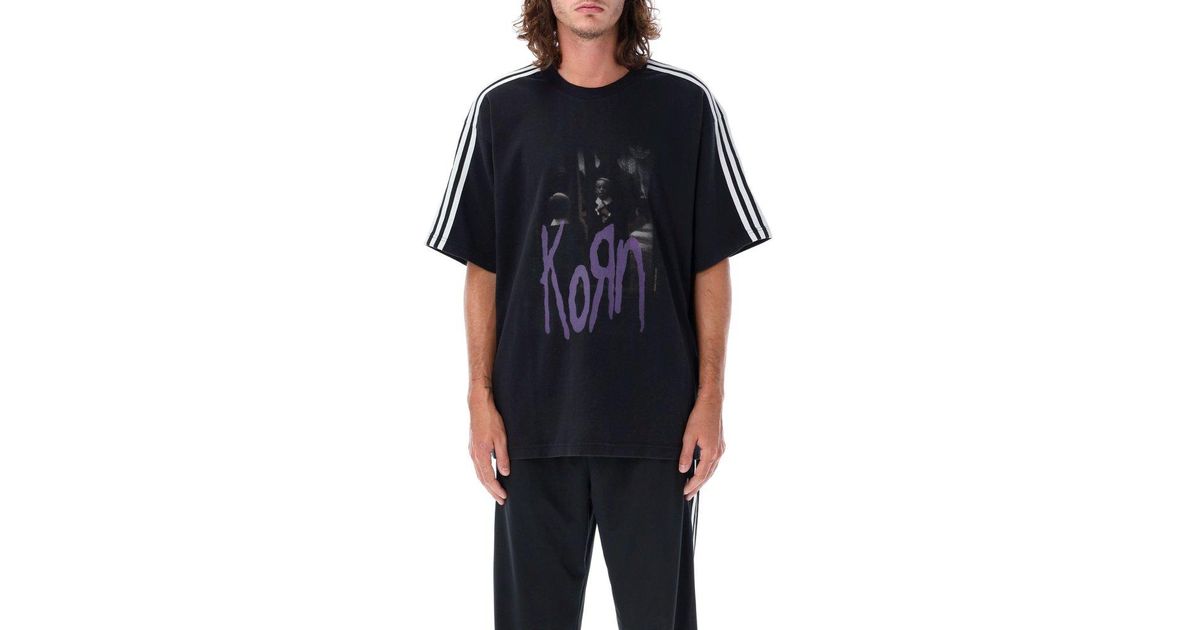 adidas Originals Korn Graphic T-shirt in Black for Men | Lyst Canada