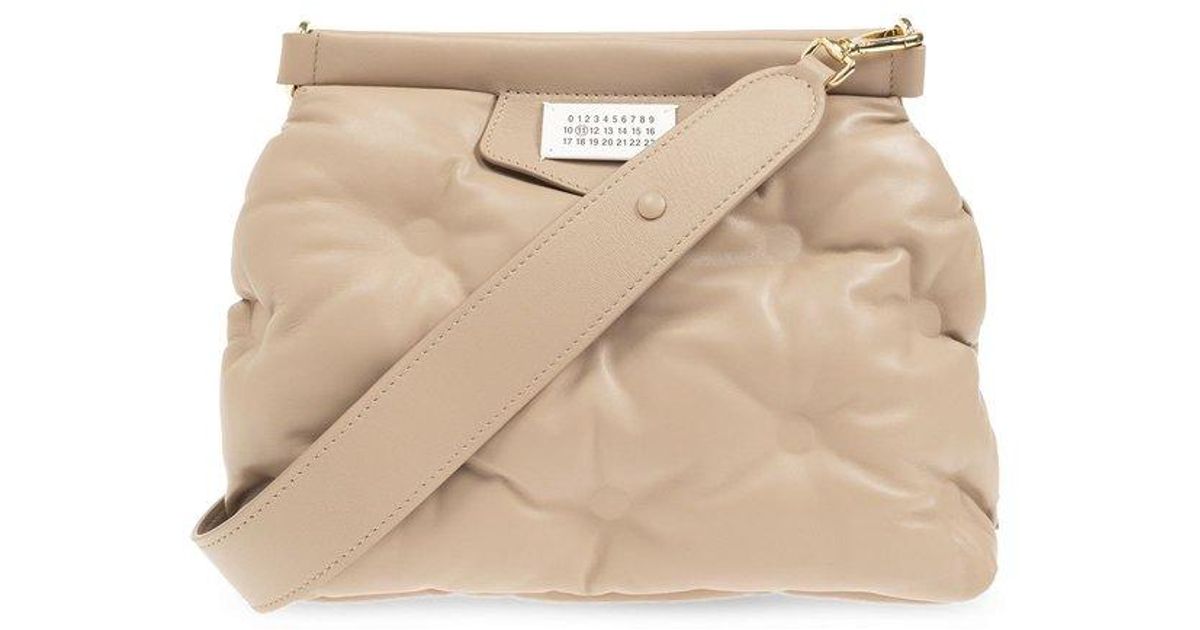 Maison Margiela 'Glam Slam Small' Shoulder Bag in Natural