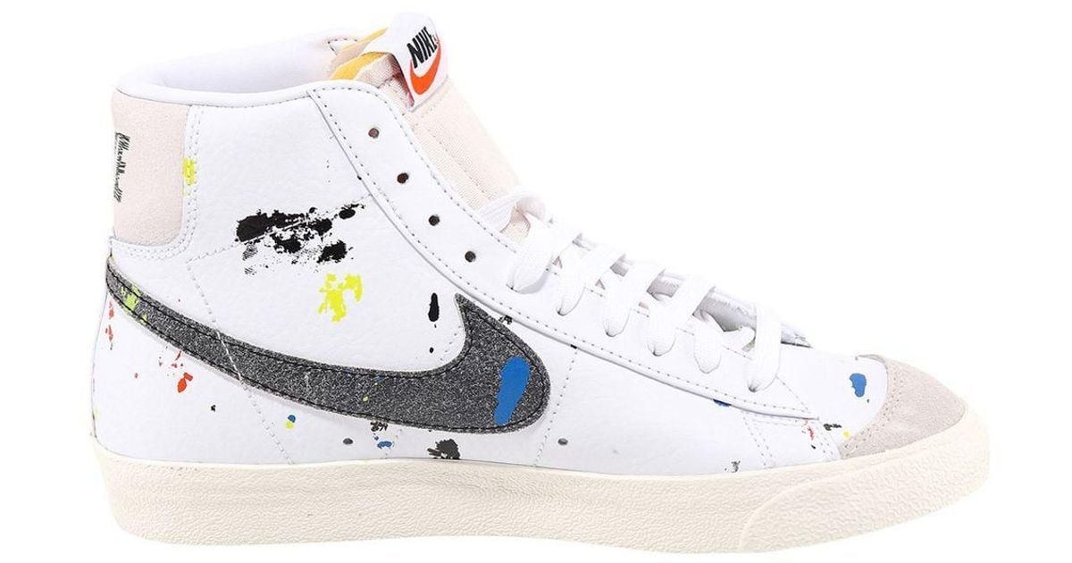 splatter nike blazers