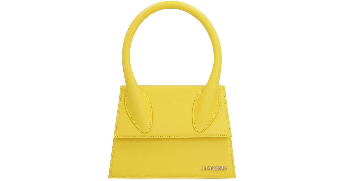 jacquemus yellow bolsa
