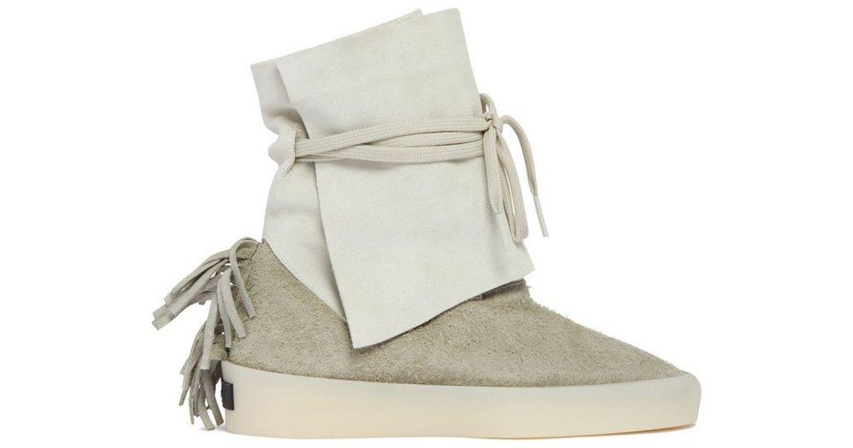 Fear Of God Moc Layered High Boots in White | Lyst UK
