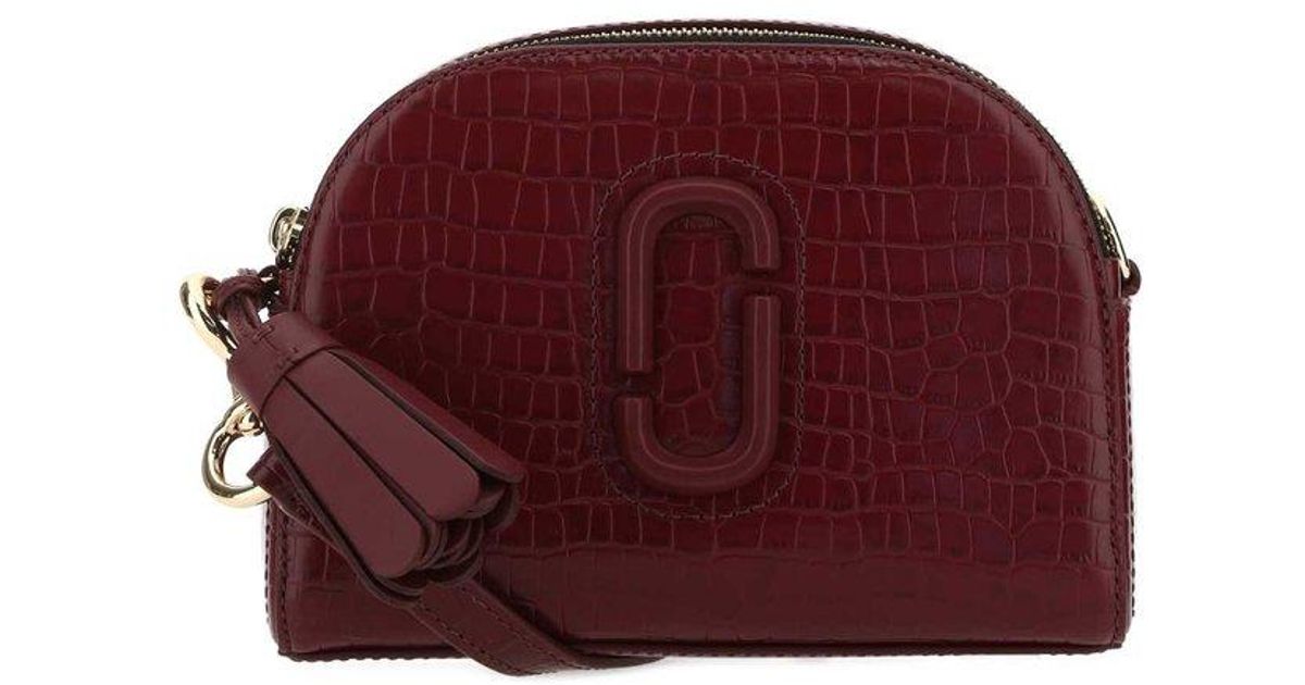 Marc Jacobs Leather The Shutter Zipped Crossbody Bag in Red Lyst UK