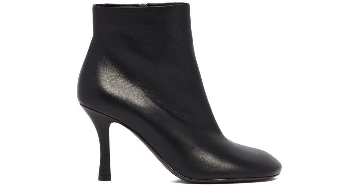 Burberry Baby Side-Zip Ankle Boots in Black | Lyst
