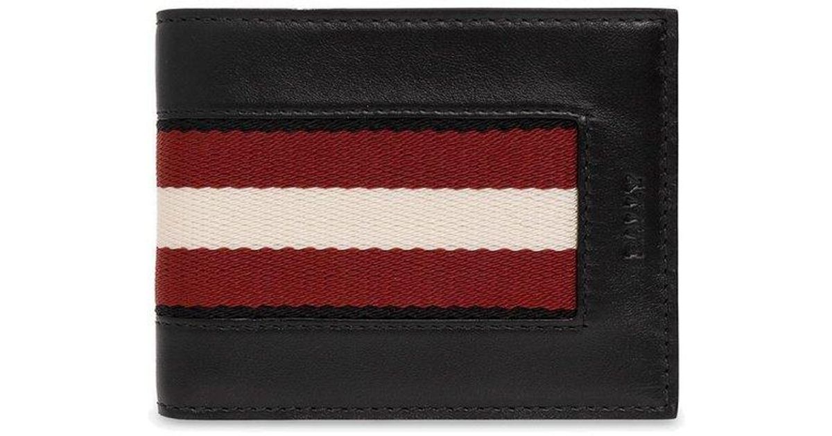 Bally Bifold Wallet With Logo, in Red for Men Lyst