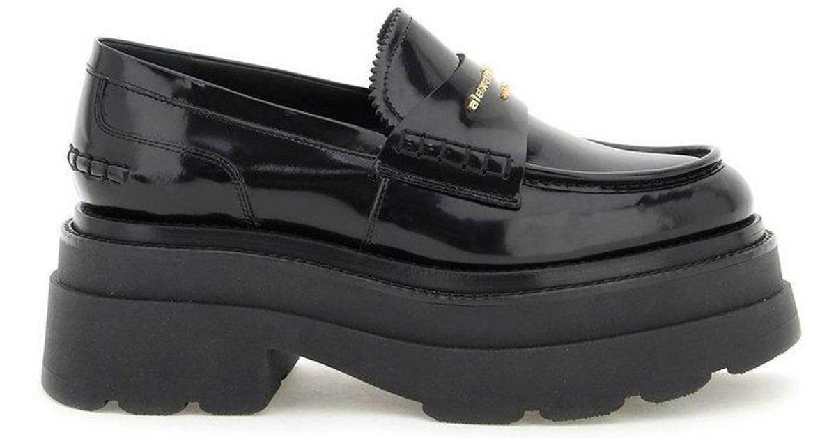 carter platform loafer in leather