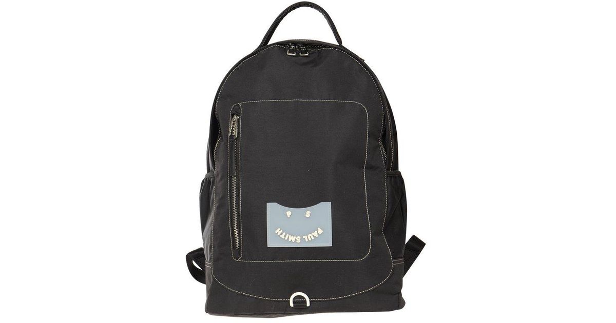 PS Paul Smith logo-embroidered zip-fastening Backpack - Farfetch