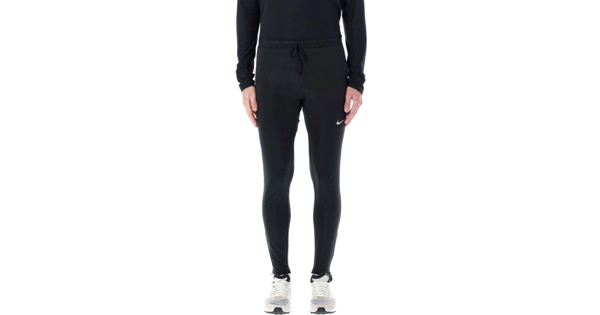 Nike Storm-fit Phenom Elite Stretched Leggings in Black for Men