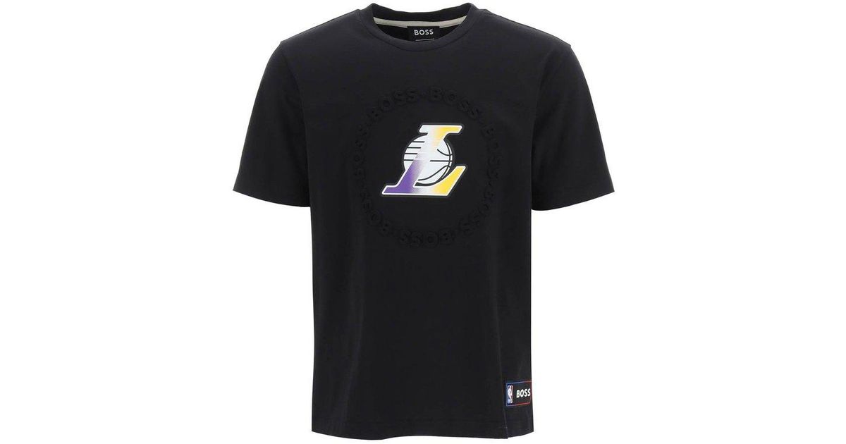 hugo boss embossed t shirt