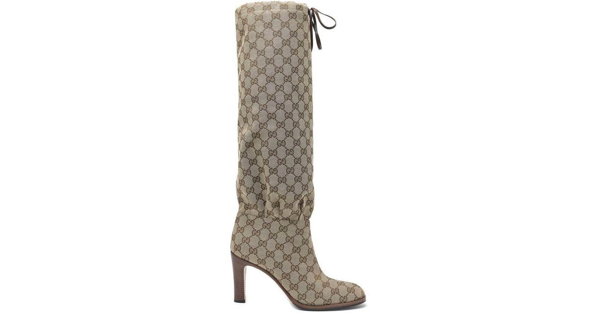 thigh high boots gucci