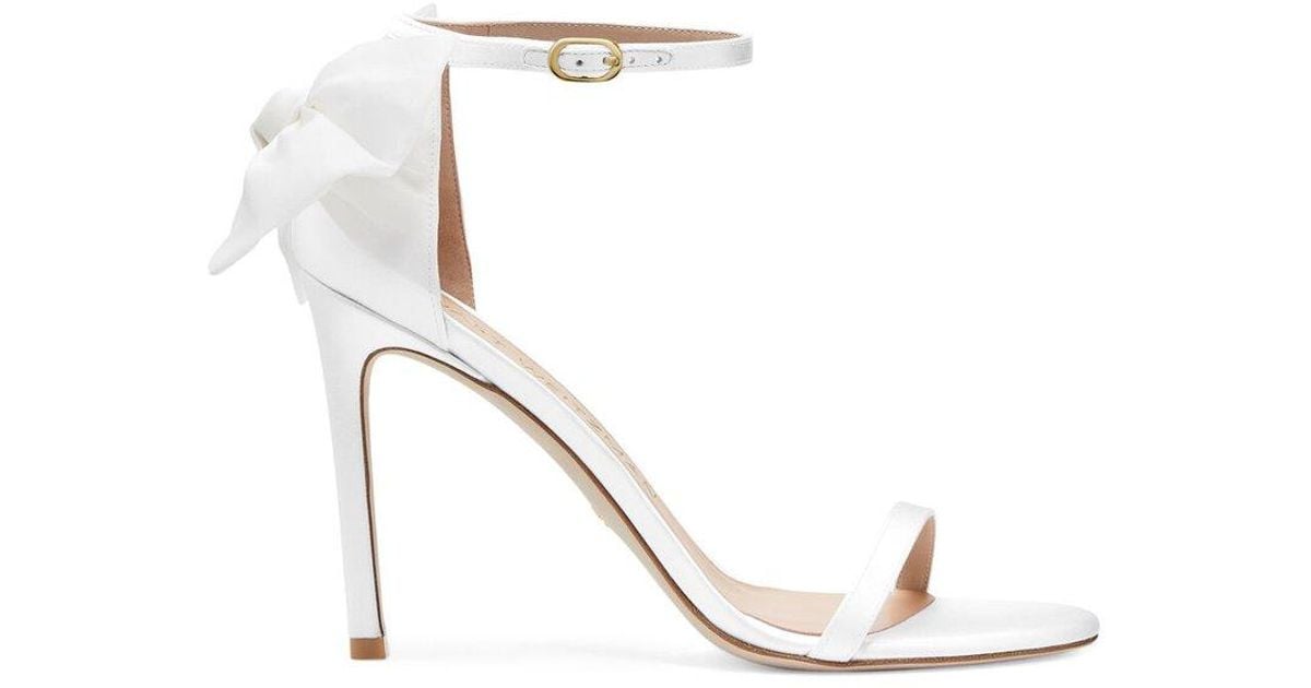 stuart weitzman nudistsong mesh bow