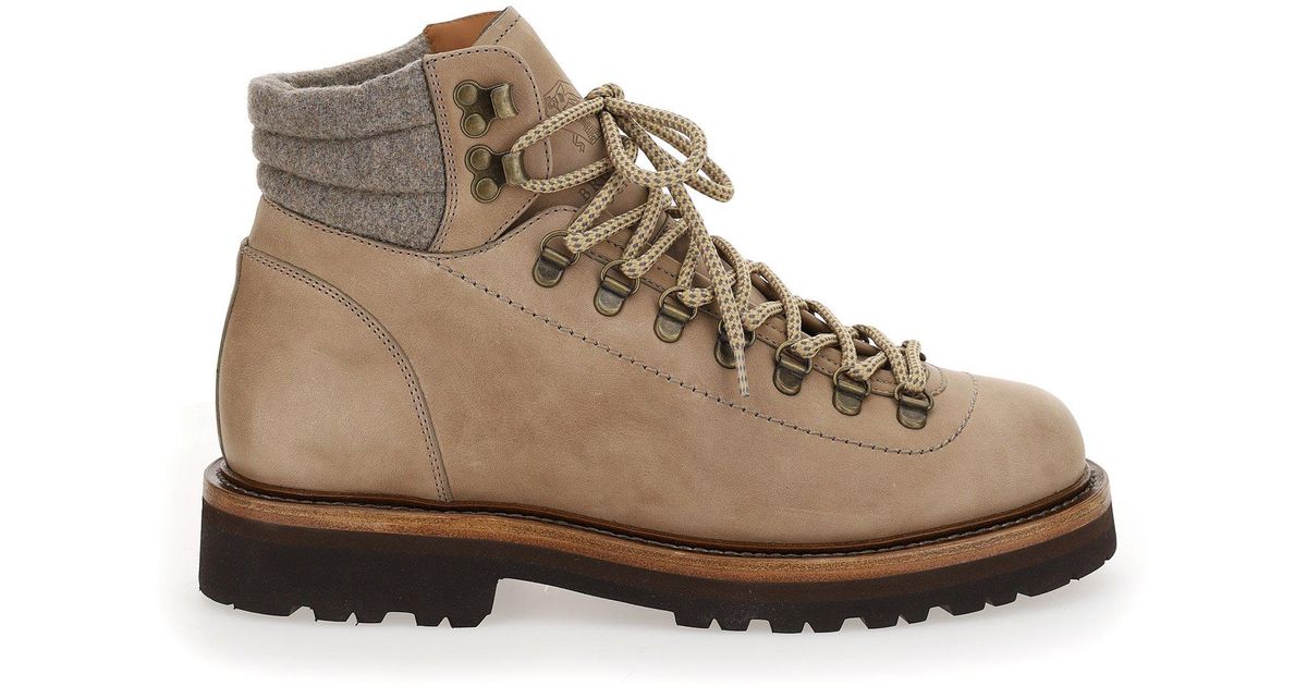 brunello cucinelli hiking boot