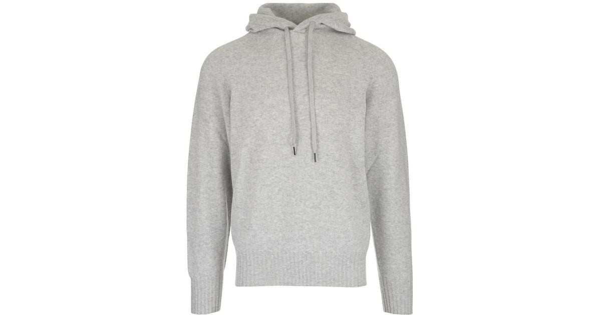 cashmere hooded sweatshirt