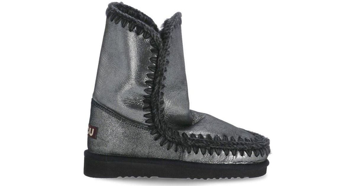 Mou boots metallic sales