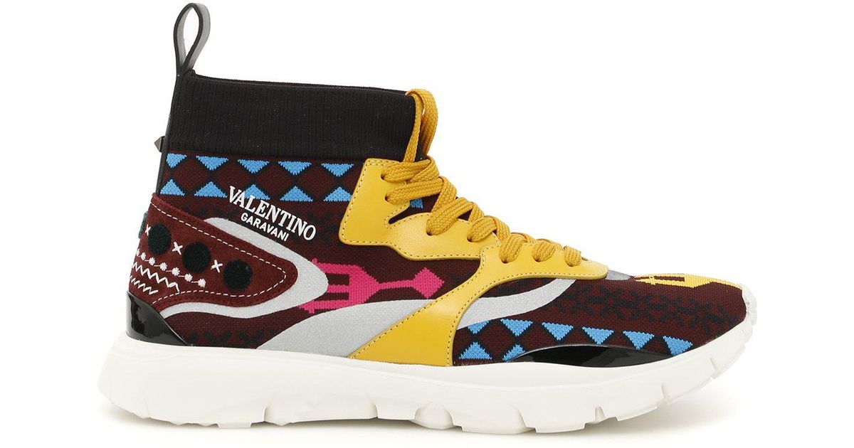 valentino garavani heroes tribe sneakers