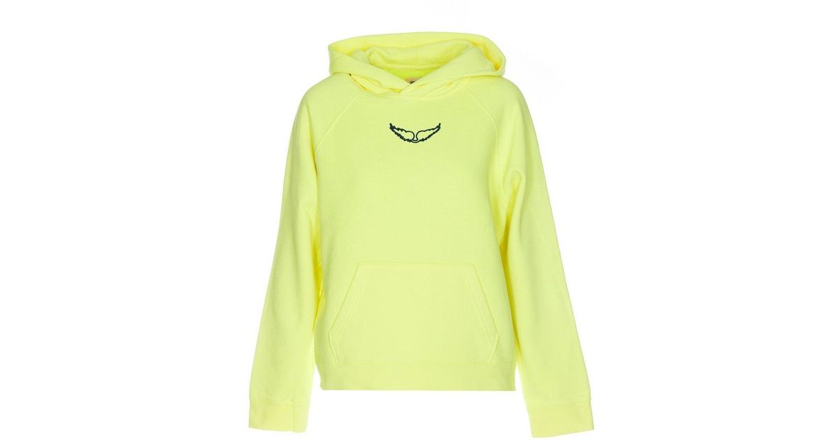 Neon yellow shop nike hoodie