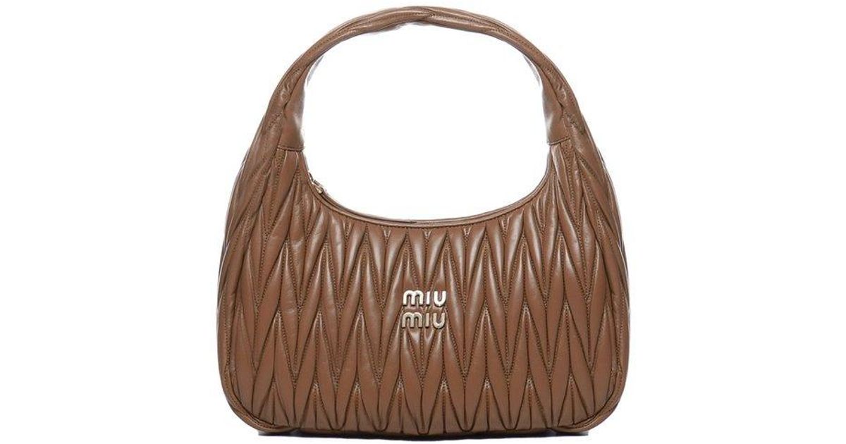 miu miu brown bag