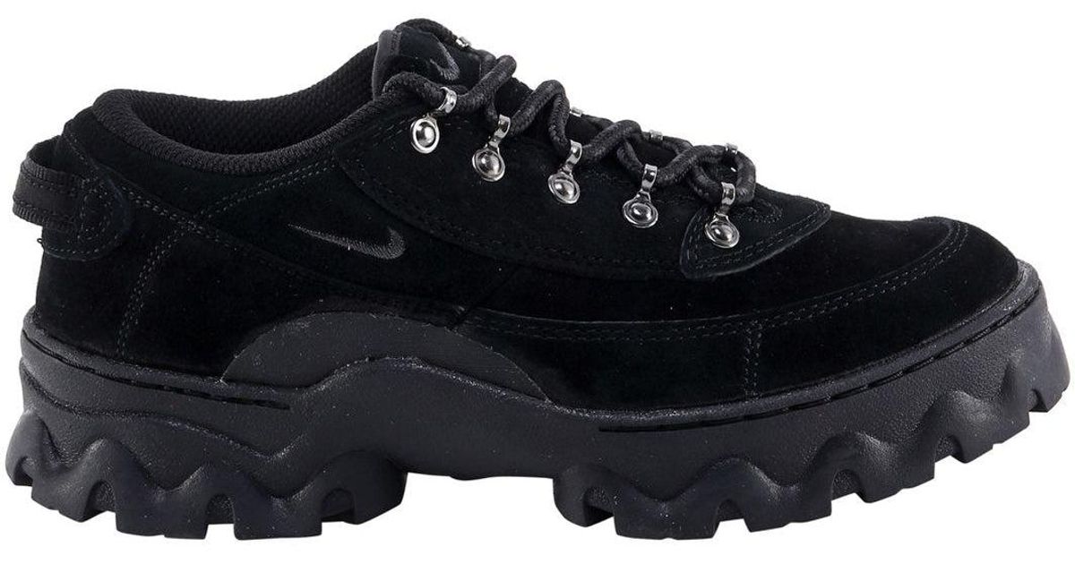 Nike Leather Lahar Low-top Sneakers in Black - Lyst