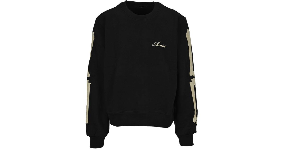 Amiri Skeleton Print Sweatshirt in Black for Men | Lyst Canada