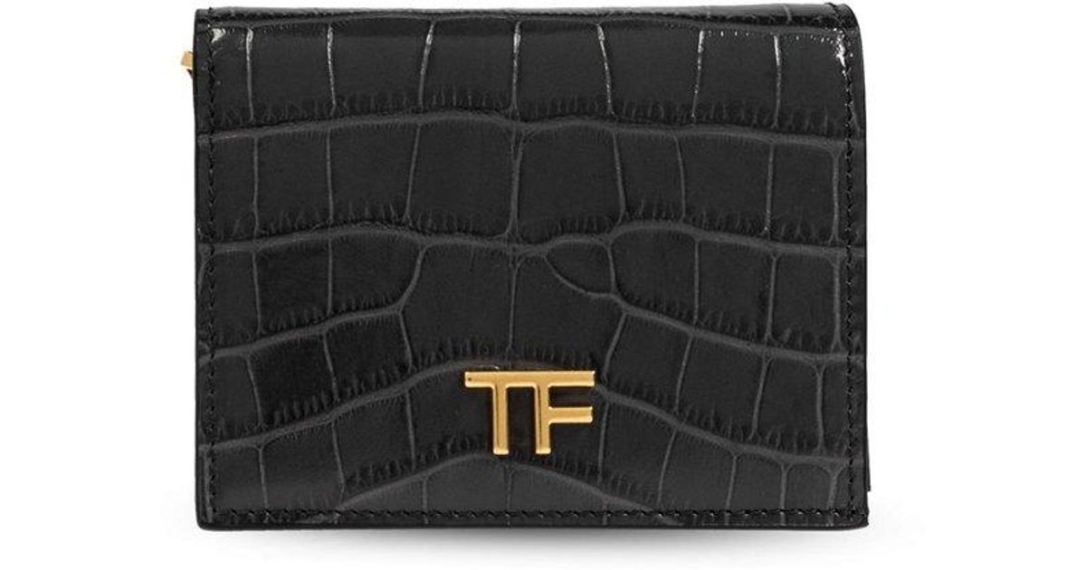 Wallet Ford Tom Ford Leather Wallet in Black | Lyst