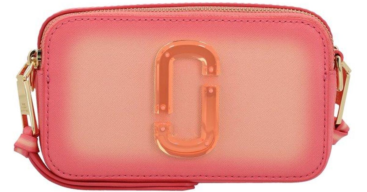 Marc Jacobs The Fluoro Edge Snapshot Crossbody Bag in Red Lyst