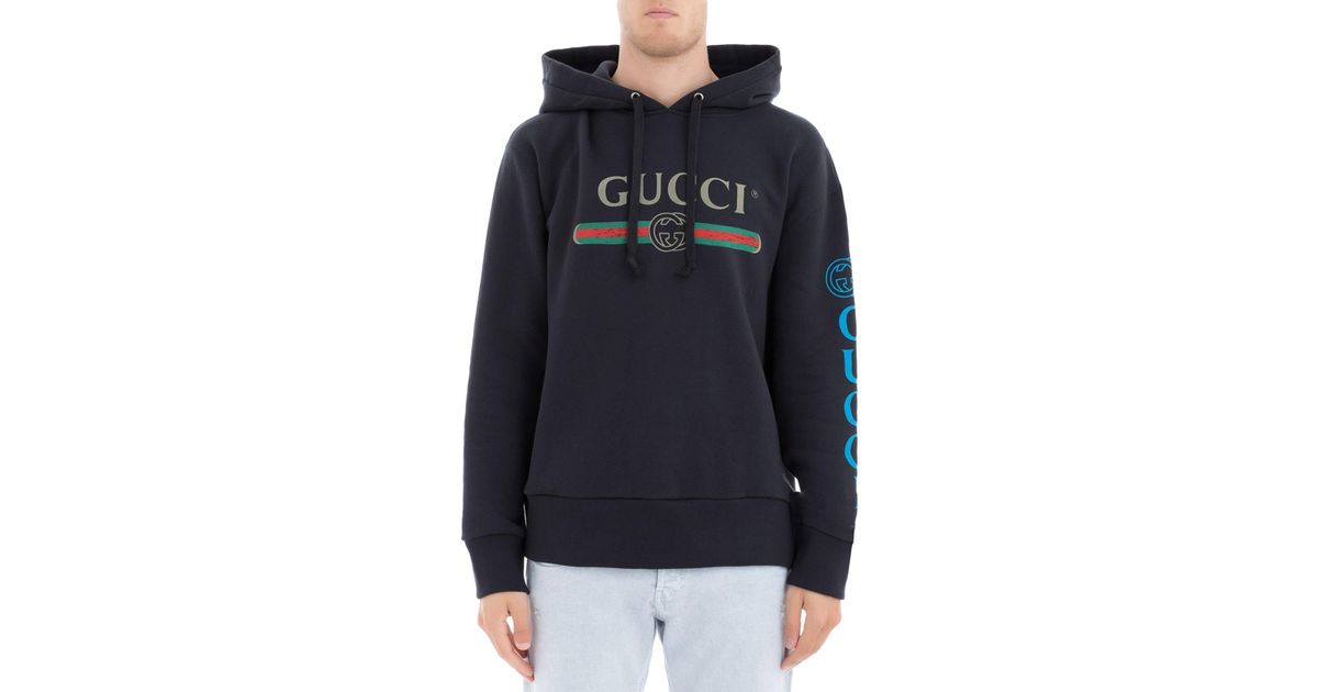 gucci dragon embroidered hoodie