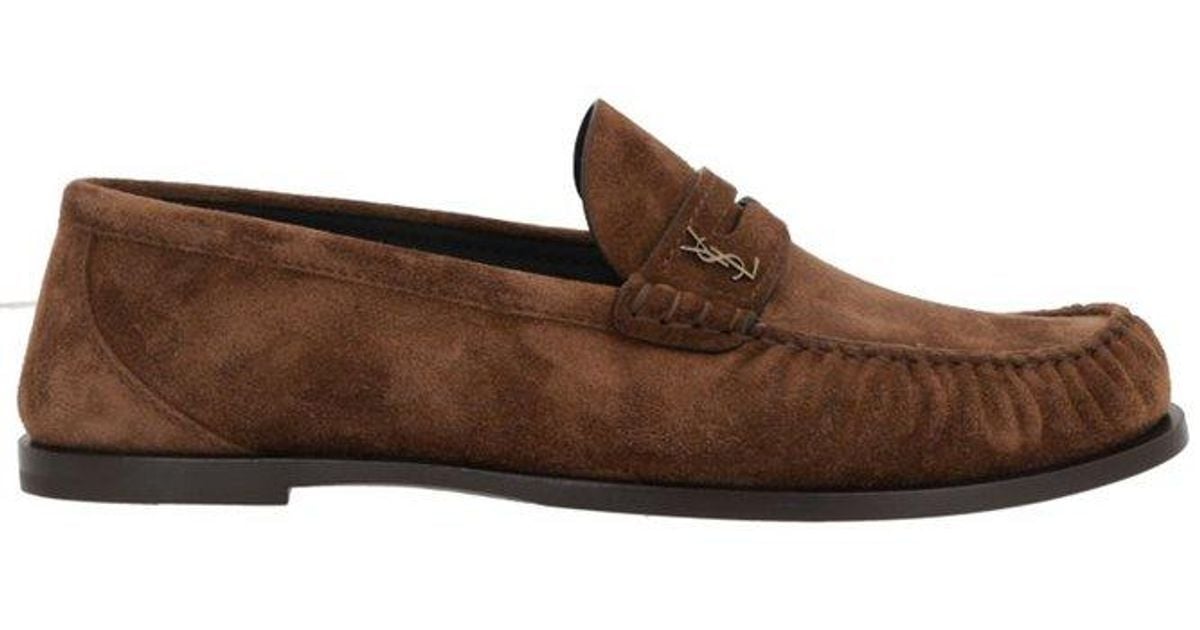Saint Laurent - Man - Brown - Flat