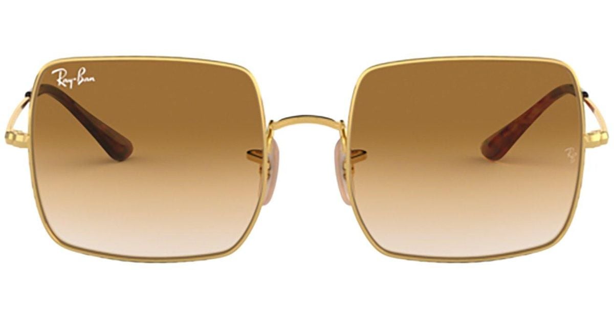RayBan Square 1971 Classic Sunglasses in Gold (Metallic) Lyst
