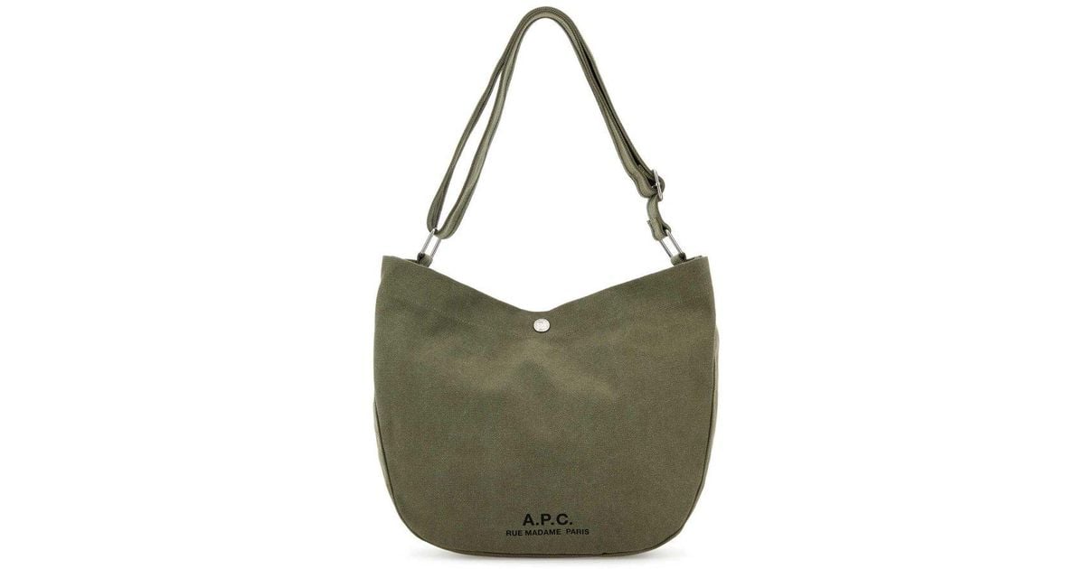 A.P.C. Besace Journal in Green | Lyst