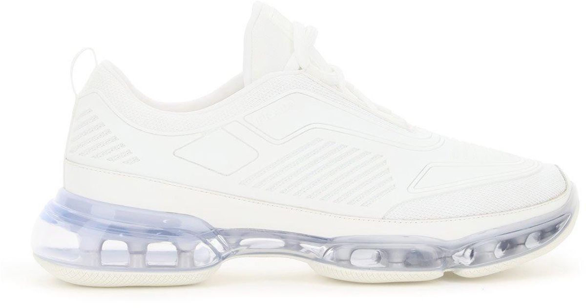 prada cloudbust sneakers white