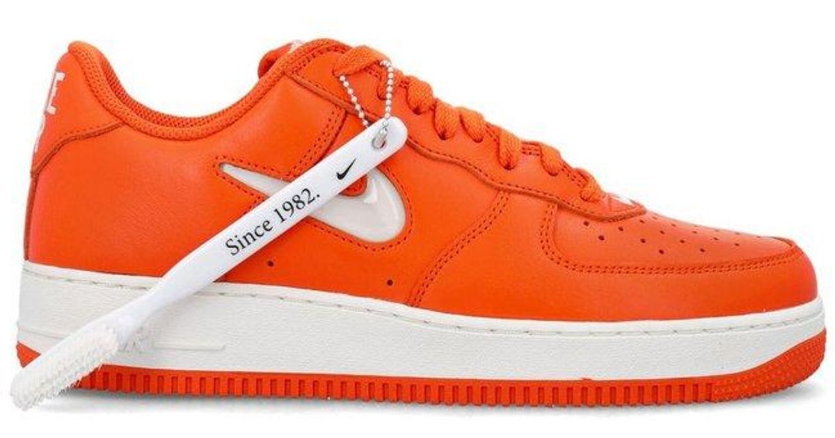 orange air force 1 high top