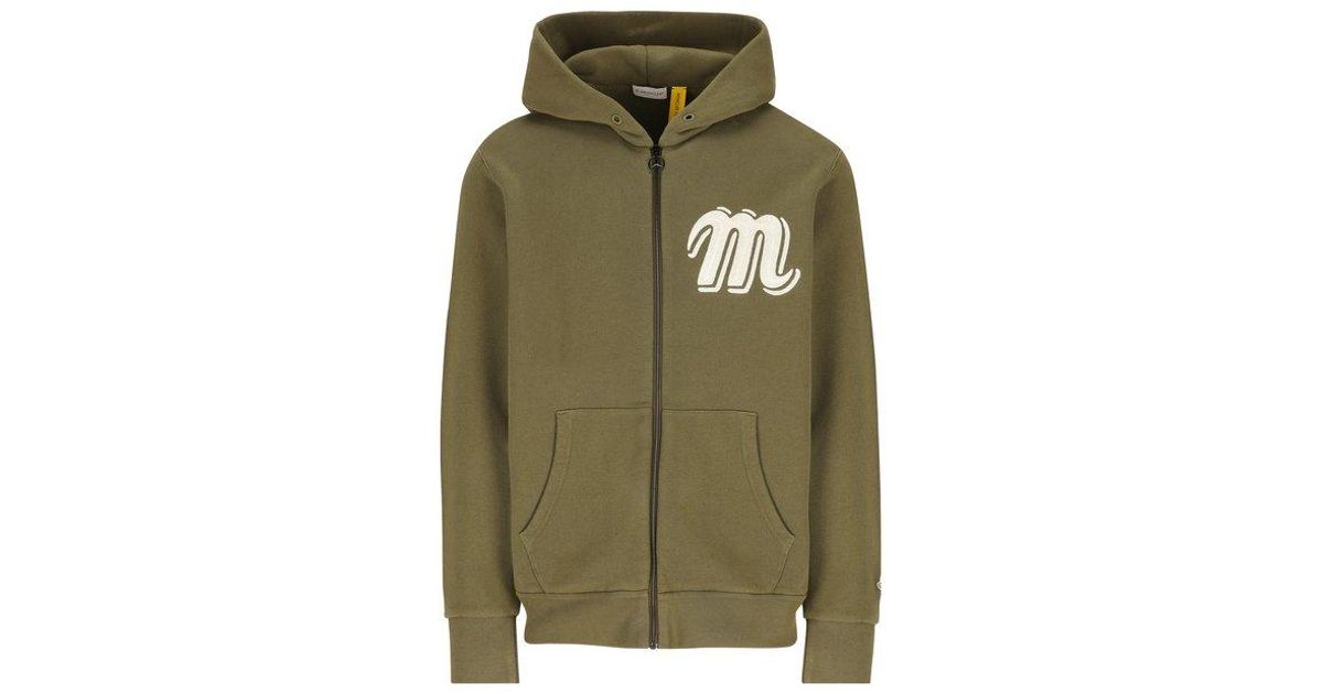 スウェット・トレーナー MONCLER GENIUS x Mercedes-Benz byNigo hoodie Green Moncler Genius Moncler X Mercedes-Benz By Nigo Zipped Hoodie