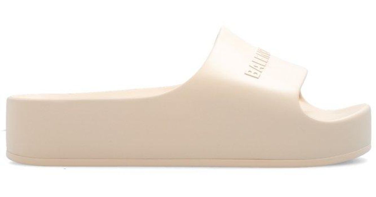 Balenciaga Chunky Slide Sandals in Pink Lyst