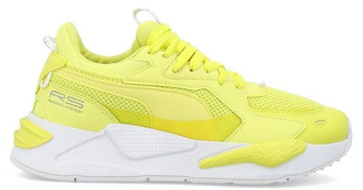 PUMA Rsz Laceup Sneakers in Yellow Lyst UK