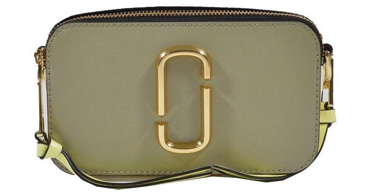 Marc Jacobs Crossbody Bags New Collection - Womens Colorblock Snapshot Green  / Multicolor