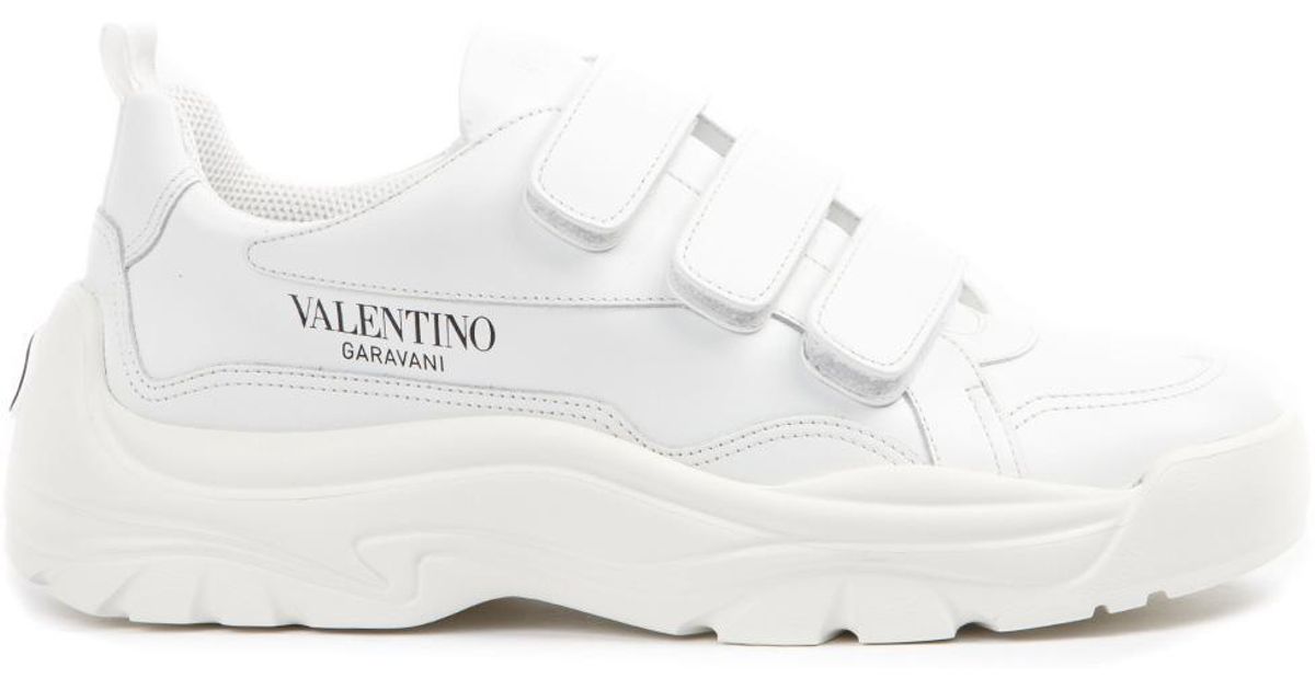 valentino strap sneakers