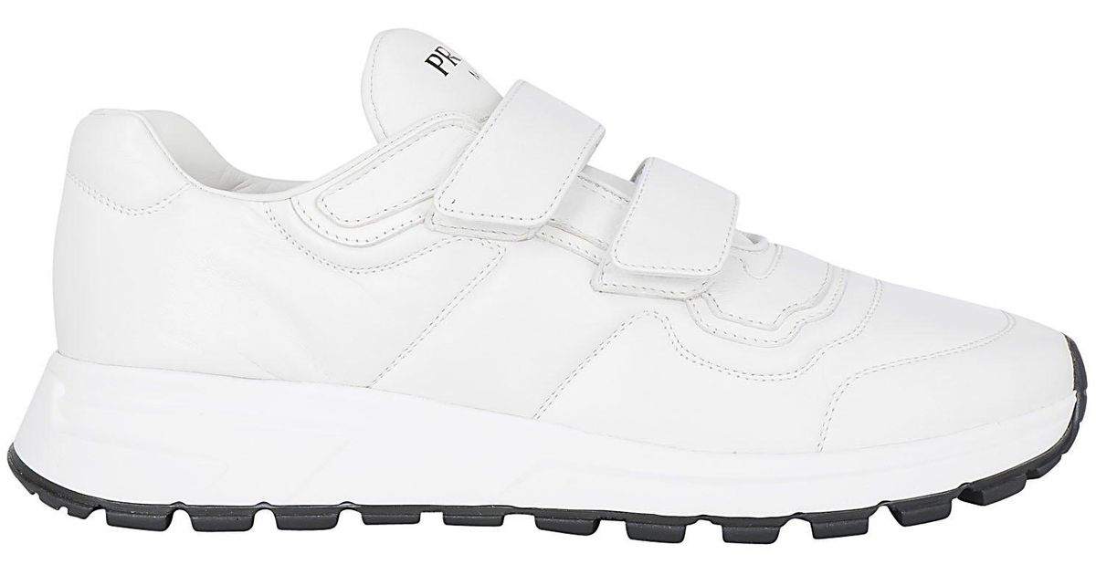 Prada Rubber Prax 01 Sneakers in White for Men - Lyst