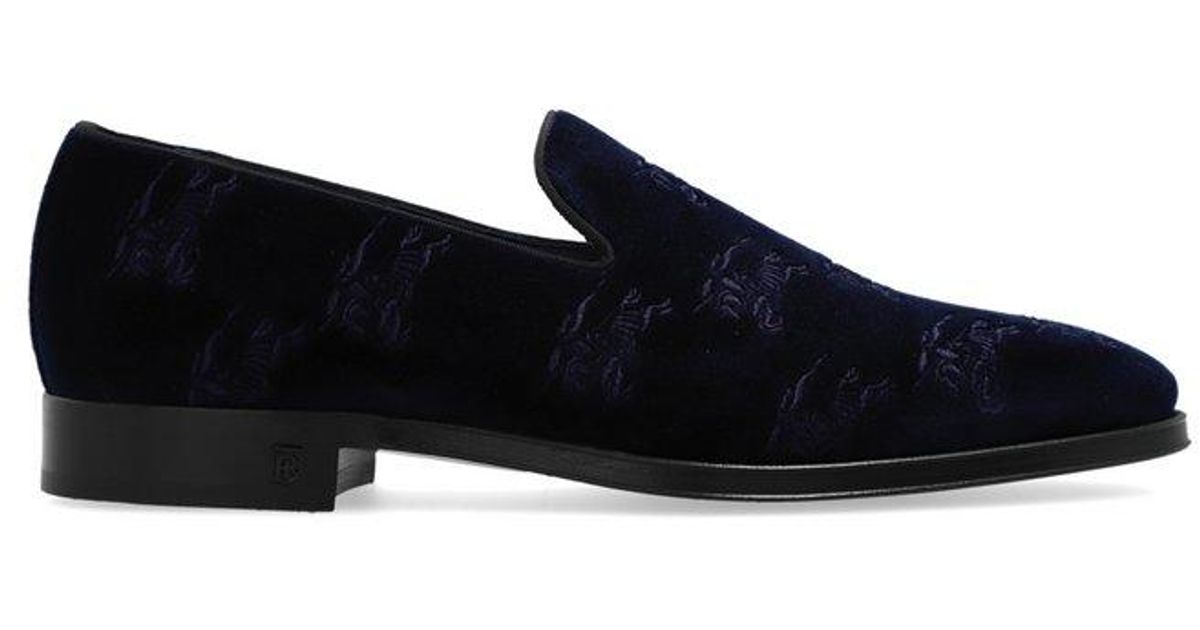 Burberry Wayne Slip-on Loafers in Black for Men | Lyst