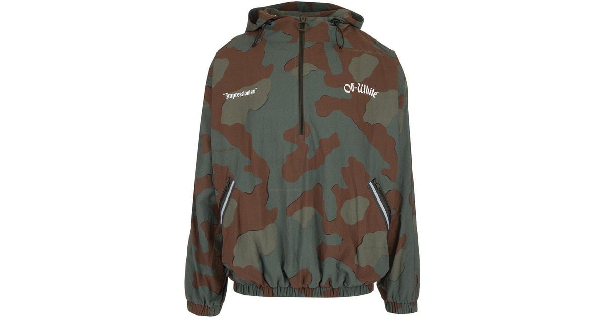 off white red windbreaker