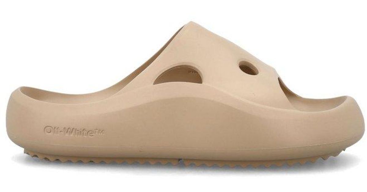 tan chunky slides