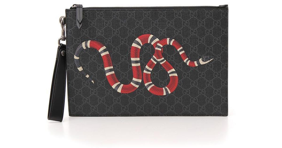 gucci snake clutch