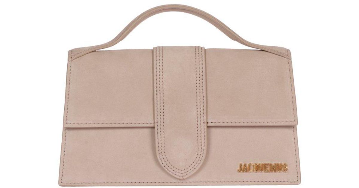 Jacquemus Leather Le Grand Bambino Crossbody Flap Bag in Brown (Pink) Lyst Canada